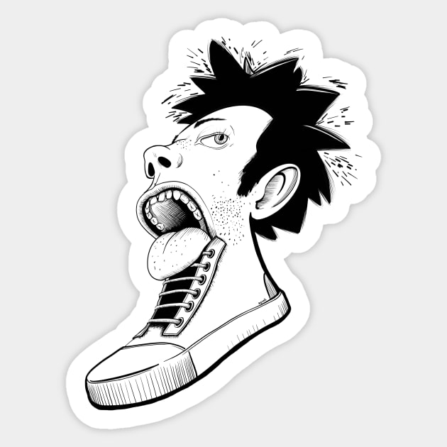 sneakermouth Sticker by motylanoga